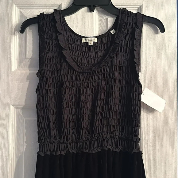 NEW Max Studio Women's Black Velvet Maxi Dress - Picture 8 of 10